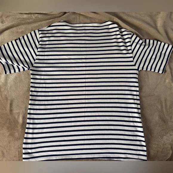 Saint James Breton Stripe Tee French Nautical Parisian Chic L/XL - Picture 11 of 12